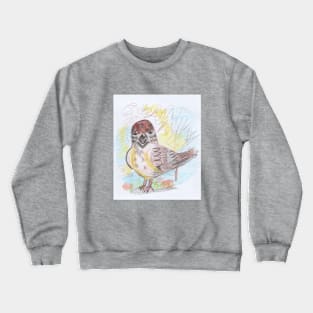 Curious Sparrow Crewneck Sweatshirt